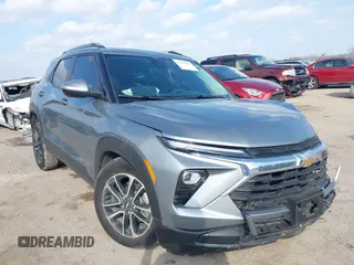 2024 Chevrolet TrailBlazer LT with VIN KL79MPSL7RB186016, listed as a IAAI auction lot 41511115 with 28,848 mi miles. Bid and sale history available at carsss.com. Image 1.