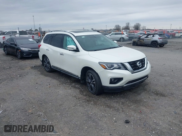2017 Nissan Pathfinder S with VIN 5N1DR2MN4HC612538, listed as a IAAI auction lot 41699407 with 63,762 mi miles and . Bid and sale history available at DreamBid. Image 1.