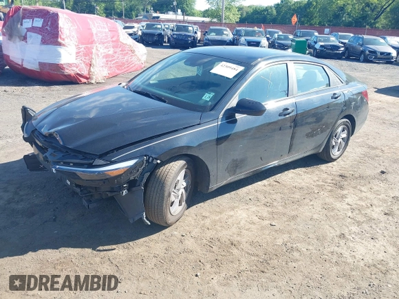 2024 Hyundai Elantra SE with VIN KMHLL4DGXRU729403, listed as a IAAI auction lot 42309484 with 17,252 mi miles and . Bid and sale history available at DreamBid. Image 2.