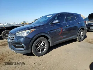 2017 Hyundai Santa Fe 2.4L z VIN 5XYZT3LB8HG382944, wystawiony jako Copart lot #47890575 z przebiegiem 131 497 mil mil oraz Czysty tytuł • Clean title. Historia ofert i sprzedaży dostępna na DreamBid. Obrazek 1.