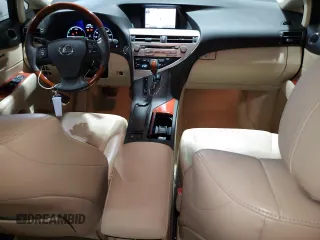 2010 Lexus RX 450h with VIN JTJBC1BA4A2003627, listed as a Copart auction lot 52583155 with 84,709 mi miles and Salvage title. Bid and sale history available at DreamBid. Image 8.