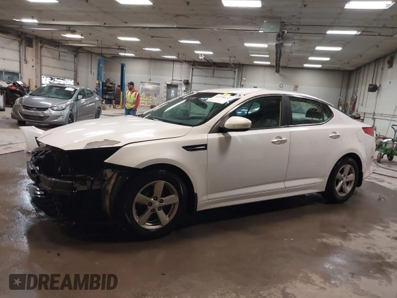2015 Kia Optima LX with VIN 5XXGM4A7XFG375049, listed as a IAAI auction lot 42198632 with 191,361 mi miles and . Bid and sale history available at DreamBid. Image 15.