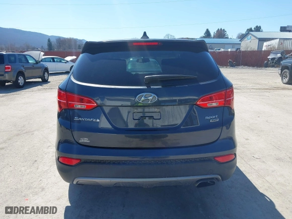 2013 Hyundai Santa Fe Sport with VIN 5XYZTDLB3DG061457, listed as a IAAI auction lot 41796148 with 115,777 mi miles. Bid and sale history available at carsss.com. Image 16.
