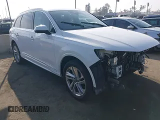 2021 Audi Q7 Premium with VIN WA1AJAF71MD030063, listed as a IAAI auction lot 41169192 with 49,864 mi miles. Bid and sale history available at carsss.com. Image 1.