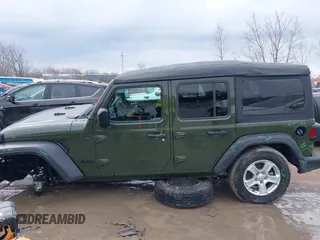2023 Jeep Wrangler Sport with VIN 1C4HJXDG4PW541155, listed as a IAAI auction lot 41651222 with 30,283 mi miles and . Bid and sale history available at DreamBid. Image 14.