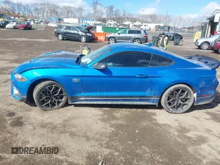 2021 Ford Mustang Mach 1 with VIN 1FA6P8R05M5554964, listed as a IAAI auction lot 41694871 with 38,788 mi miles. Bid and sale history available at carsss.com. Image 14.