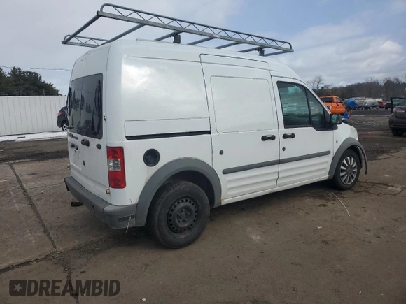 2010 Ford Transit Connect XL with VIN NM0LS7CN3AT008730, listed as a Copart auction lot 45106675 with 211,058 mi miles and Salvage title. Bid and sale history available at DreamBid. Image 3.