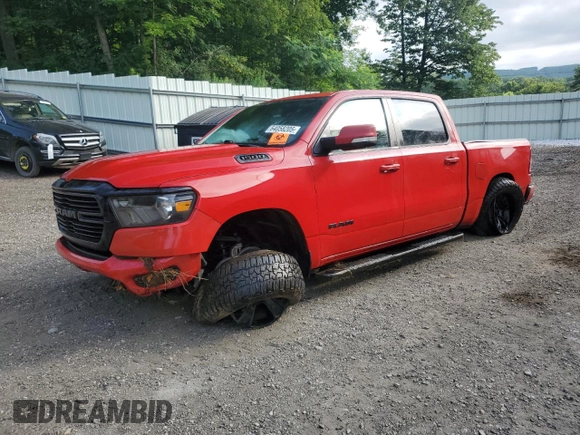 2020 Ram 1500 Big Horn with VIN 1C6SRFFT4LN183422, listed as a Copart auction lot 64058205 with 40,444 mi miles and Salvage title. Bid and sale history available at DreamBid. Image 1.