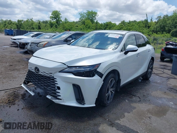 2023 Lexus RX 350 with VIN JTJCHMAA3P2009288, listed as a IAAI auction lot 42097583 with 37,475 mi miles and . Bid and sale history available at DreamBid. Image 17.