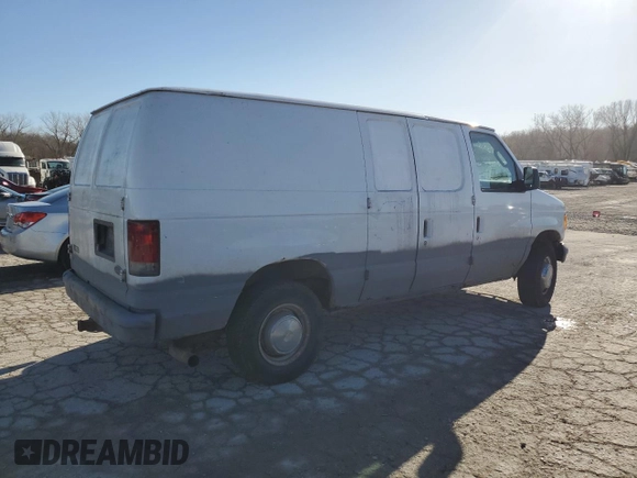 2005 Ford Econoline Cargo with VIN 1FTNE24L55HA07686, listed as a Copart auction lot 84955154 with Not Provided miles and Salvage Title. Bid and sale history available at carsss.com. Image 3.