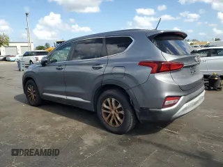 2019 Hyundai Santa Fe SE with VIN 5NMS23ADXKH070632, listed as a Copart auction lot 55621455 with 185,663 mi miles and Clean Title. Bid and sale history available at carsss.com. Image 2.