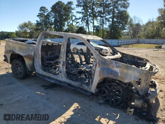 2023 Chevrolet Silverado 1500 LT Trail Boss with VIN 3GCUDFED3PG147245, listed as a Copart auction lot 80643054 with Not Provided miles and Non Repairable. Bid and sale history available at DreamBid. Image 4.