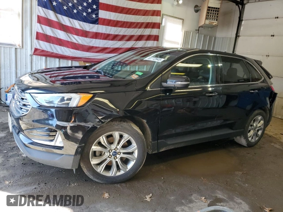 2019 Ford Edge Titanium with VIN 2FMPK4K9XKBC11683, listed as a Copart auction lot 50772945 with 114,006 mi miles and Salvage Title. Bid and sale history available at carsss.com. Image 1.