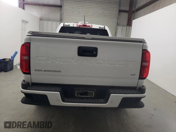 2022 Chevrolet Colorado 2WD LT with VIN 1GCHSCEAXN1116727, listed as a Copart auction lot 53841285 with 77,145 mi miles and Clean Title. Bid and sale history available at carsss.com. Image 6.