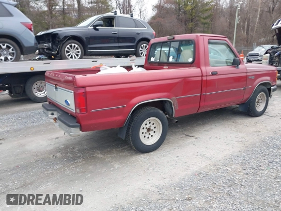 1992 Ford Ranger with VIN 1FTCR10A3NUD41152, listed as a IAAI auction lot 41511479 with 96,928 mi miles. Bid and sale history available at carsss.com. Image 4.