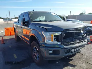 2018 Ford F-150 XL with VIN 1FTEW1EG3JFD43867, listed as a IAAI auction lot 41724463 with 1 mi miles. Bid and sale history available at carsss.com. Image 1.