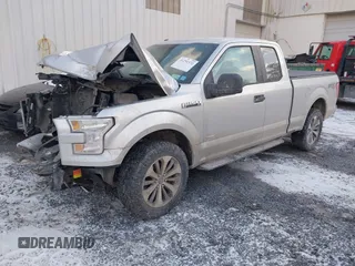 2017 Ford F-150 XL with VIN 1FTEX1EP3HFC28046, listed as a IAAI auction lot 41291572 with 149,668 mi miles. Bid and sale history available at carsss.com. Image 2.