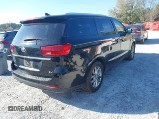 2019 Kia Sedona LX with VIN KNDMB5C1XK6537049, listed as a IAAI auction lot 41777727 with 86,987 mi miles. Bid and sale history available at carsss.com. Image 4.
