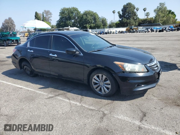 2011 Honda Accord EX with VIN 1HGCP3F73BA022197, listed as a Copart auction lot 54750875 with 144,217 mi miles and Salvage title. Bid and sale history available at DreamBid. Image 4.