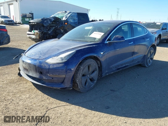 2018 Tesla Model 3 Long Range Battery with VIN 5YJ3E1EA0JF037736, listed as a IAAI auction lot 41423506 with 23,675 mi miles and . Bid and sale history available at DreamBid. Image 2.