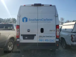 2024 Ram ProMaster Cargo Tradesman with VIN 3C6LRVDG7RE106609, listed as a Copart auction lot 47199625 with 20,792 mi miles and Salvage Title. Bid and sale history available at DreamBid. Image 6.
