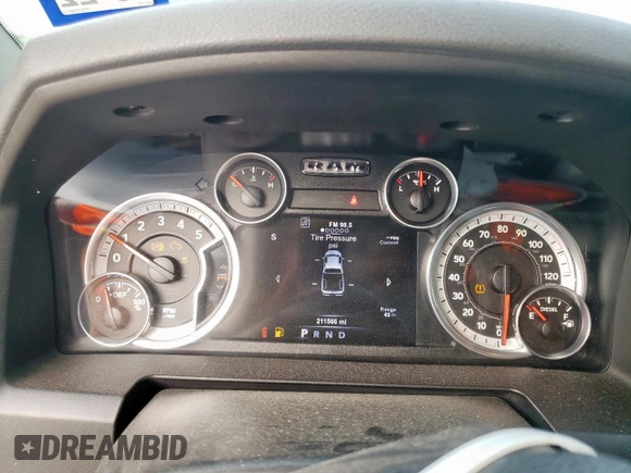 2015 Ram 1500 Big Horn with VIN 1C6RR6LM5FS755518, listed as a Copart auction lot 58826205 with 211,566 mi miles and Salvage title. Bid and sale history available at DreamBid. Image 9.