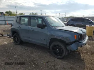 2018 Jeep Renegade Sport with VIN ZACCJBAB5JPH76349, listed as a Copart auction lot 56583145 with 101,857 mi miles and Salvage title. Bid and sale history available at DreamBid. Image 4.
