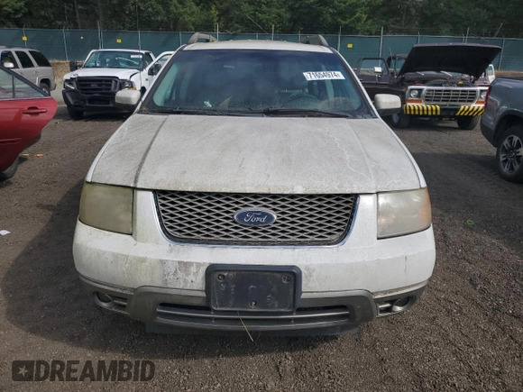 2005 Ford Freestyle SEL z VIN 1FMZK05185GA22180, wystawiony jako Copart lot #71654974 z przebiegiem Nie podano mil oraz Czysty tytuł • Clean title. Historia ofert i sprzedaży dostępna na DreamBid. Obrazek 5.