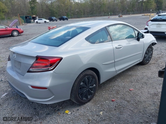 2015 Honda Civic Coupe LX with VIN 2HGFG3B56FH533444, listed as a IAAI auction lot 41907071 with 141,282 mi miles. Bid and sale history available at carsss.com. Image 4.