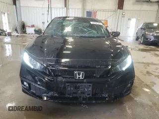 2019 Honda Civic Sport with VIN 2HGFC2F85KH590674, listed as a Copart auction lot 54452595 with 12,610 mi miles and Salvage Title. Bid and sale history available at DreamBid. Image 5.