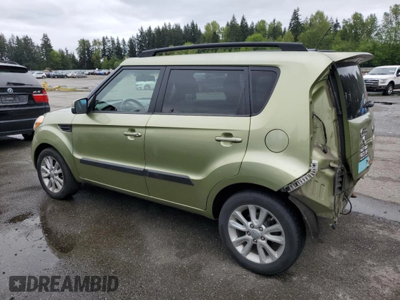 2012 Kia Soul + with VIN KNDJT2A63C7469119, listed as a Copart auction lot 54405585 with 153,432 mi miles and Salvage Title. Bid and sale history available at DreamBid. Image 2.