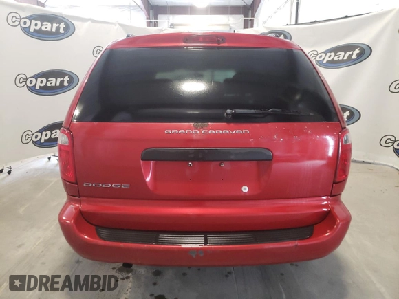 2007 Dodge Grand Caravan SE with VIN 1D4GP24RX7B249213, listed as a Copart auction lot 72547894 with 104,636 mi miles and Clean Title. Bid and sale history available at DreamBid. Image 6.
