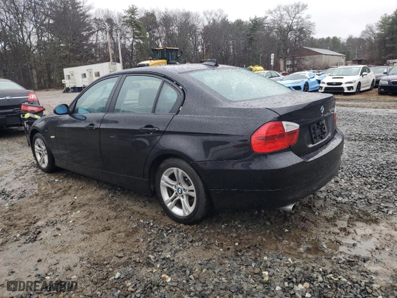 2008 BMW 3 Series 328xi with VIN WBAVC93548K043519, listed as a Copart auction lot 47001755 with 81,185 mi miles and Clean Title. Bid and sale history available at carsss.com. Image 2.