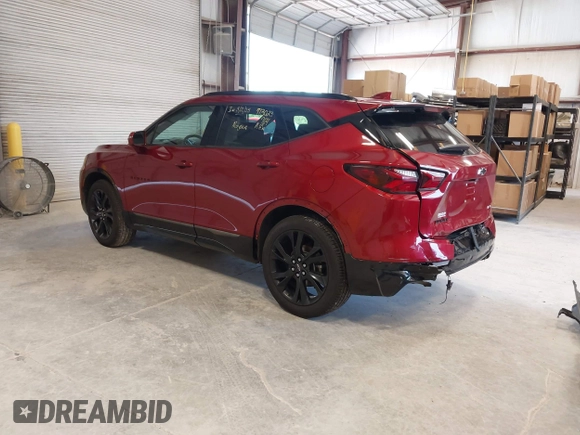 2019 Chevrolet Blazer RS z VIN 3GNKBERS3KS681486, wystawiony jako IAAI lot #42307181 z przebiegiem 104 387 mil mil oraz . Historia ofert i sprzedaży dostępna na DreamBid. Obrazek 3.