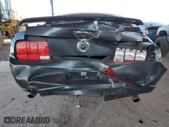 2008 Ford Mustang GT Deluxe with VIN 1ZVHT82H185168088, listed as a Copart auction lot 52916435 with 124,788 mi miles and Non Repairable. Bid and sale history available at carsss.com. Image 6.