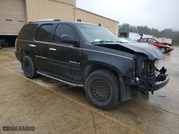 2008 GMC Yukon Denali with VIN 1GKEC63888J161093, listed as a Copart auction lot 46174865 with 0 mi miles and Salvage Title. Bid and sale history available at carsss.com. Image 4.