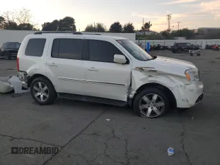 2012 Honda Pilot Touring with VIN 5FNYF3H9XCB011244, listed as a Copart auction lot 41793605 with 62,198 mi miles and Salvage Title. Bid and sale history available at carsss.com. Image 4.