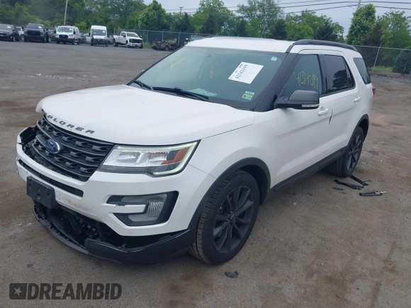 2017 Ford Explorer XLT z VIN 1FM5K8D84HGB85845, wystawiony jako IAAI lot #42342199 z przebiegiem 86 378 mil mil oraz . Historia ofert i sprzedaży dostępna na DreamBid. Obrazek 2.