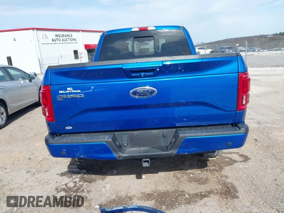2015 Ford F-150 XLT with VIN 1FTFX1EG8FFA71891, listed as a IAAI auction lot 41818462 with 97,757 mi miles. Bid and sale history available at carsss.com. Image 17.