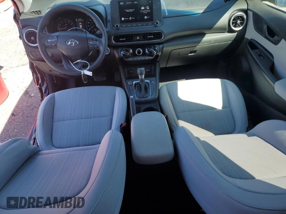2022 Hyundai Kona SEL with VIN KM8K6CAB1NU922930, listed as a Copart auction lot 51410075 with 26,444 mi miles and Salvage Title. Bid and sale history available at carsss.com. Image 8.