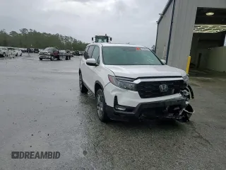 2023 Honda Passport EX-L with VIN 5FNYF8H56PB008485, listed as a Copart auction lot 47852225 with 52,543 mi miles and Salvage Title. Bid and sale history available at carsss.com. Image 14.
