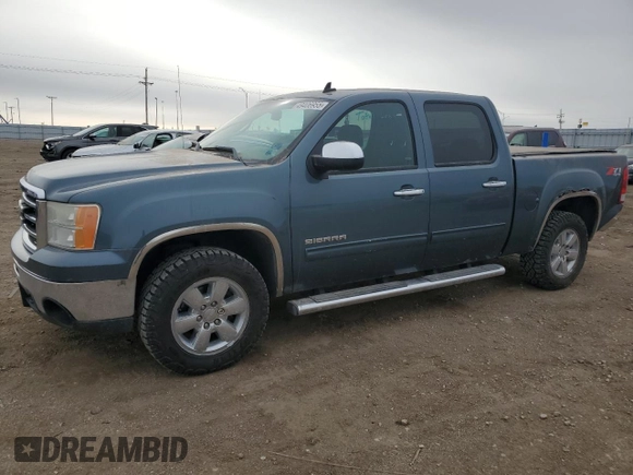 2012 GMC Sierra 1500 SLE with VIN 3GTP2VE7XCG229748, listed as a Copart auction lot 49406955 with 132,606 mi miles and Salvage Title. Bid and sale history available at DreamBid. Image 1.