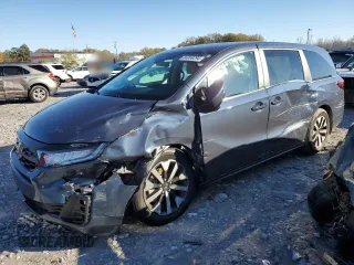 2025 Honda Odyssey EX-L with VIN 5FNRL6H68SB010600, listed as a Copart auction lot 84069294 with Not Provided miles and Salvage Title. Bid and sale history available at carsss.com. Image 1.
