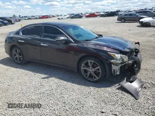 2014 Nissan Maxima S with VIN 1N4AA5AP6EC439077, listed as a Copart auction lot 55725395 with 224,913 mi miles and Non repairable. Bid and sale history available at DreamBid. Image 4.
