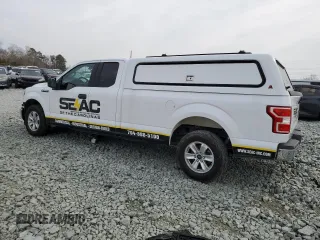 2018 Ford F-150 XL with VIN 1FTEX1CP5JKF36674, listed as a Copart auction lot 48955705 with 95,362 mi miles and Salvage Title. Bid and sale history available at carsss.com. Image 2.
