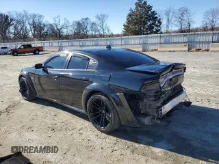 2022 Dodge Charger Scat Pack Widebody with VIN 2C3CDXGJ2NH177858, listed as a Copart auction lot 41430895 with 18,640 mi miles and Salvage Title. Bid and sale history available at carsss.com. Image 2.