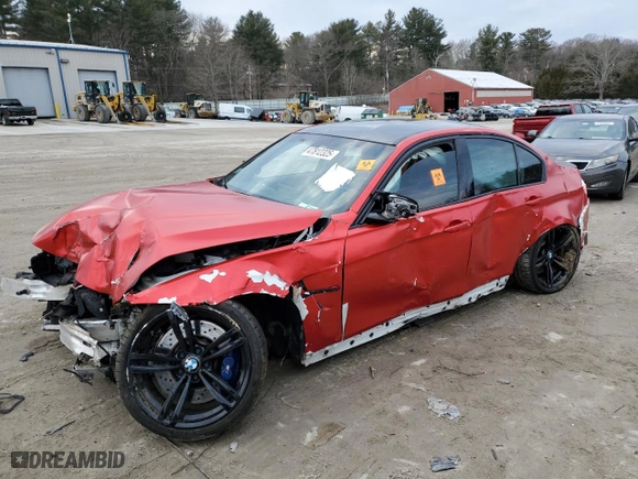 2016 BMW M3 with VIN WBS8M9C55G5G41723, listed as a Copart auction lot 47812325 with 62,290 mi miles and Salvage Title. Bid and sale history available at carsss.com. Image 1.