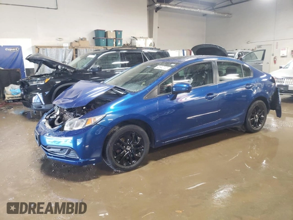 2015 Honda Civic EX z VIN 19XFB2F85FE036991, wystawiony jako Copart lot #48940105 z przebiegiem 115 427 mil mil oraz Szkoda całkowita • Salvage title. Historia ofert i sprzedaży dostępna na DreamBid. Obrazek 1.