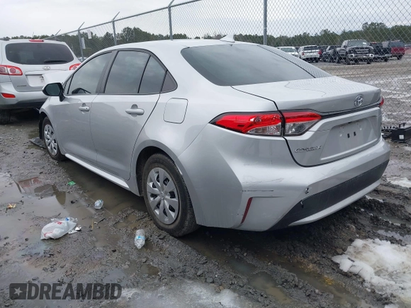 2021 Toyota Corolla L with VIN 5YFDPMAE1MP186674, listed as a IAAI auction lot 41351717 with 38,988 mi miles and . Bid and sale history available at DreamBid. Image 3.
