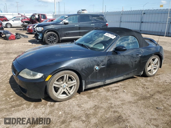 2006 BMW Z4 3.0i with VIN 4USBU33546LW58847, listed as a Copart auction lot 60427135 with 119,808 mi miles and Salvage title. Bid and sale history available at DreamBid. Image 1.